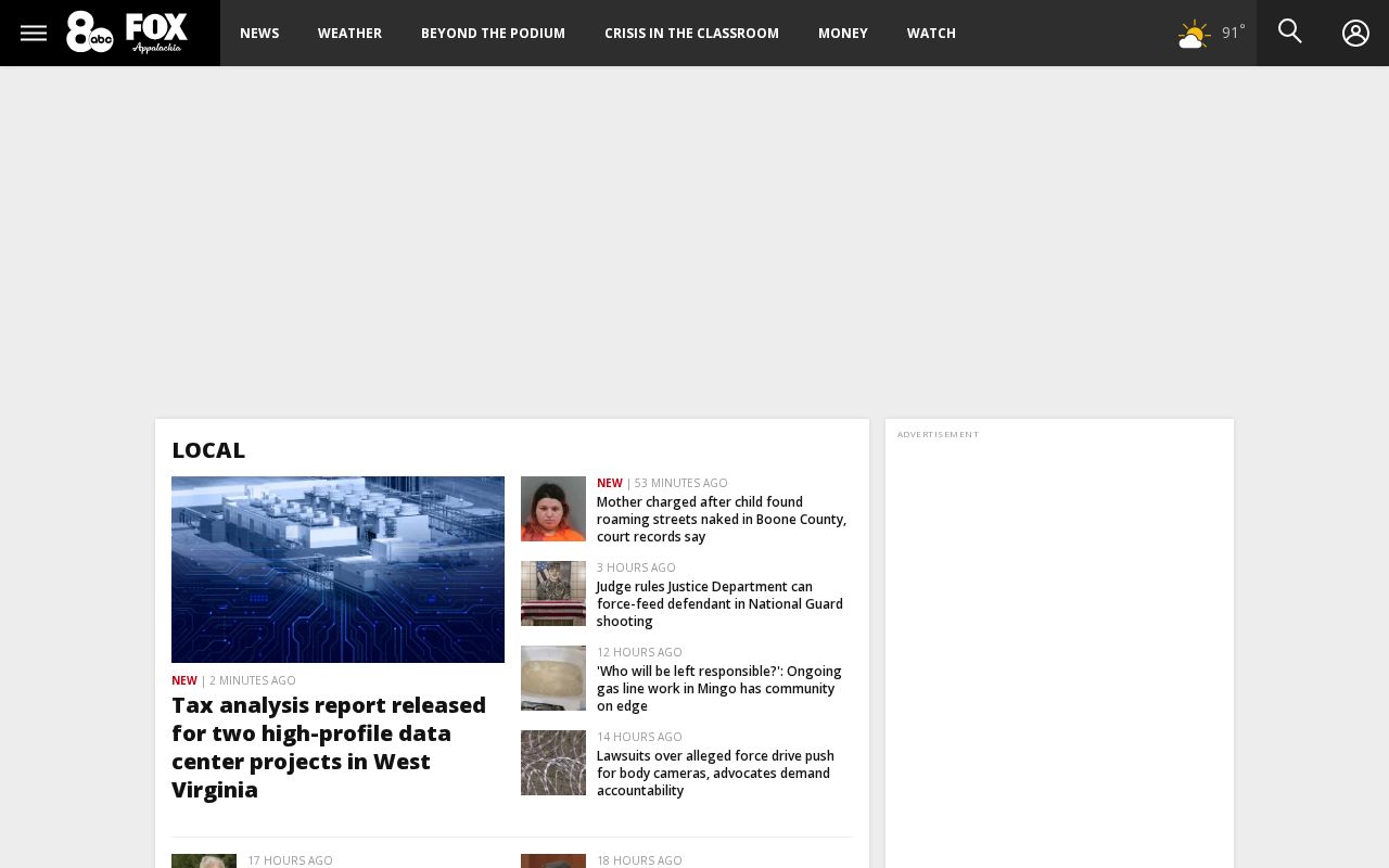 Kanawha County WV MetroNews crime and court reporting source page